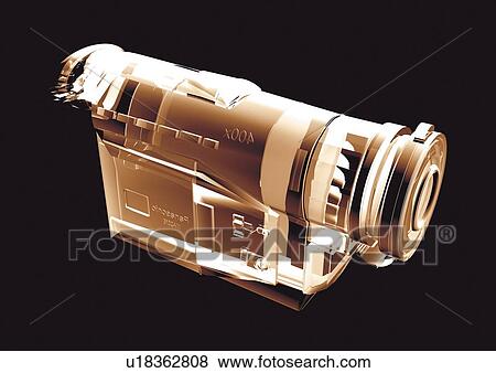 Stock Photo - x-translucent, gadget, illuminated, skeleton frame, device, appearance. Fotosearch
