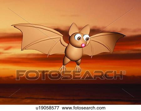 3D, bat, cartoon, cute, animal View Large Photo Image Stock Photo - 3D, bat, cartoon, cute, animal. Fotosearch