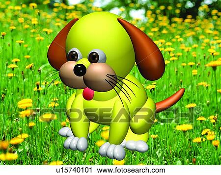 3D, dog, cartoon, cute, animal View Large Photo Image Stock Image - 3D, dog, cartoon, cute, animal. Fotosearch