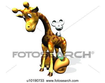 3D, giraffe, cartoon, cute, animal View Large Photo Image Stock Image - 3D, giraffe, cartoon, cute, animal. Fotosearch