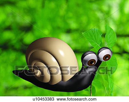 3D, snail, cartoon, cute, animal View Large Photo Image Stock Image - 3D, snail, cartoon, cute, animal. Fotosearch
