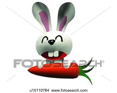 cute, cartoon, happy, rabbit, animal View Large Photo Image Picture - cute, cartoon, happy, rabbit, animal. Fotosearch