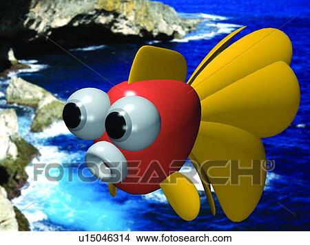 cute, fish, shore, rock, animal, sea View Large Photo Image Picture - cute, fish, shore, rock, animal, sea. Fotosearch