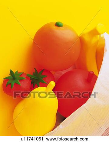 Stock Image - Clay Craft, Fruits, Close Up. Fotosearch