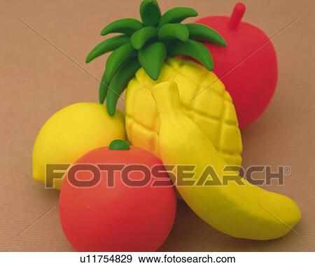 Clay Craft, Fruits, Close Up View Large Photo Image Stock Photo - Clay Craft, Fruits, Close Up. Fotosearch