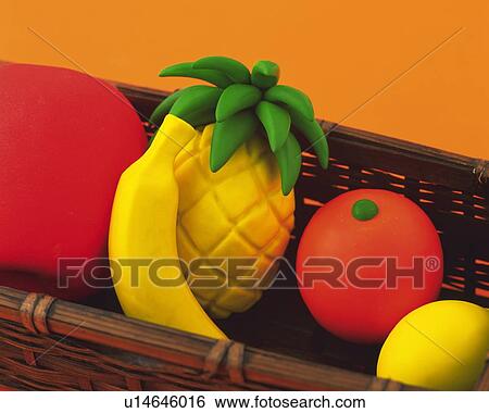 Clay Craft, Fruits, Close Up View Large Photo Image Stock Photograph - Clay Craft, Fruits, Close Up. Fotosearch