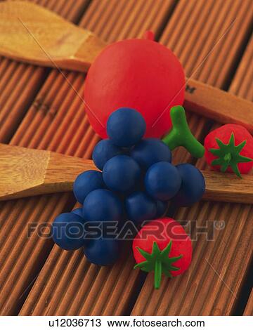 Clay Craft, Fruits, High Angle View View Large Photo Image Stock Image - Clay Craft, Fruits, High Angle View. Fotosearch