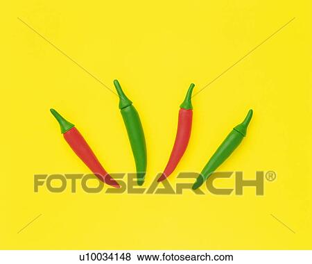 Clay Craft, Pepper, Front View View Large Photo Image Stock Photo - Clay Craft, Pepper, Front View. Fotosearch