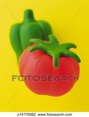 Stock Image - Clay Craft, Vegetables, Close Up. Fotosearch