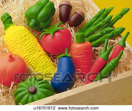 Clay Craft, Vegetables, High Angle View View Large Photo Image Stock Image - Clay Craft, Vegetables, High Angle View. Fotosearch