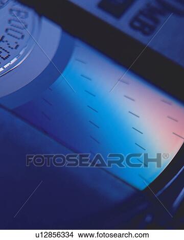 Picture - A CD-R, Close Up, High Angle View. Fotosearch