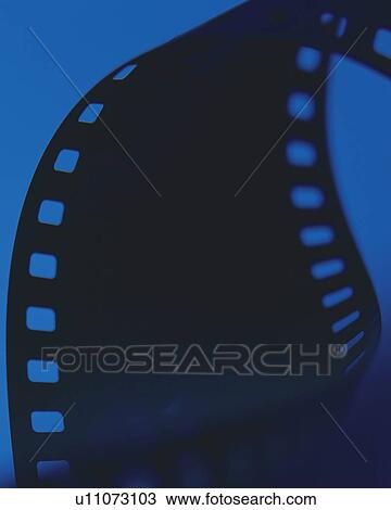 Stock Image - A film, Close Up, Toned Image, Silhouette. Fotosearch