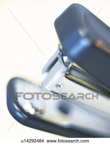 Picture - A stapler, Close Up, Differential Focus. Fotosearch