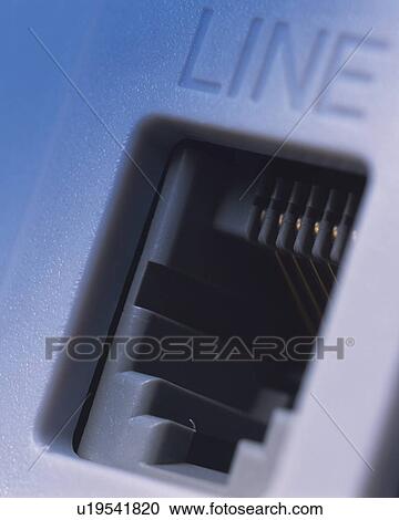 A telephone jack, Close Up View Large Photo Image Stock Image - A telephone jack, Close Up. Fotosearch