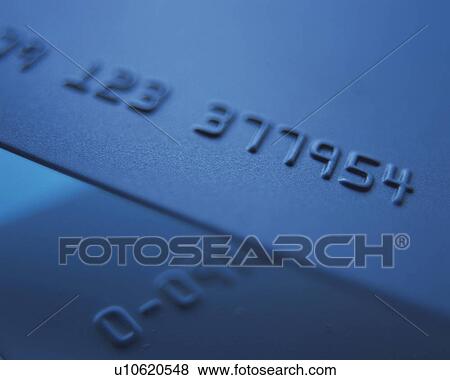 Stock Photo - Credit cards, Close Up, High Angle View, Differential Focus, Toned Image. Fotosearch