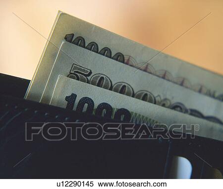 Stock Photography - Money and a wallet, Close Up. Fotosearch