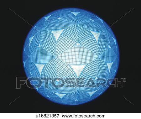 Stock Photo - Kaleidoscope, Plastic Net, Front View. Fotosearch