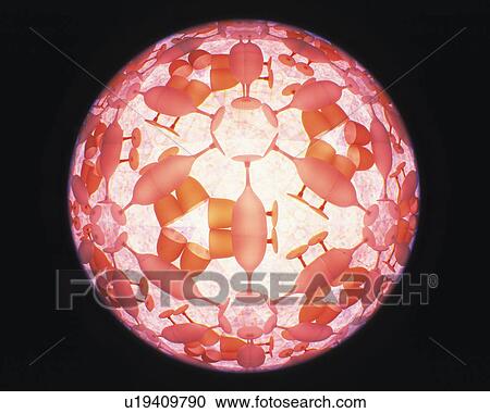 Stock Image - Kaleidoscope, Wine Glass, Front View. Fotosearch