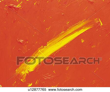 a Yellow Stripe, Painted on an Orange Surface, Front View View Large Photo Image Stock Photography - a Yellow Stripe, Painted on an Orange Surface, Front View. Fotosearch