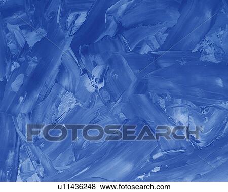 Oil Painting in Blue and White Colors, Front View View Large Photo Image Stock Photo - Oil Painting in Blue and White Colors, Front View. Fotosearch