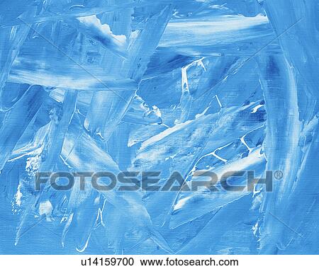 Oil Painting in Light Blue and White Colors, Front View View Large Photo Image Stock Image - Oil Painting in Light Blue and White Colors, Front View. Fotosearch
