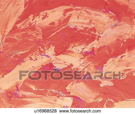 Oil Painting in Orange, White and Pink Colors, Front View View Large Photo Image Stock Photo - Oil Painting in Orange, White and Pink Colors, Front View. Fotosearch
