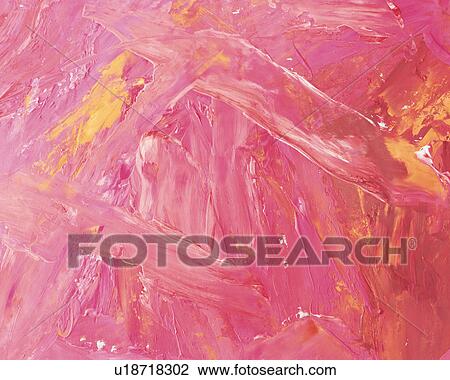 Oil Painting in Pink and Yellow Colors, Front View View Large Photo Image Stock Image - Oil Painting in Pink and Yellow Colors, Front View. Fotosearch