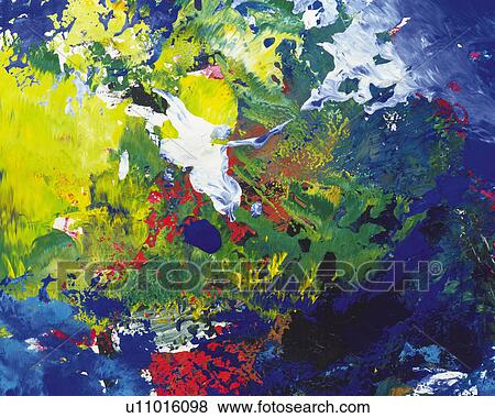 Oil Painting in Several Colors, Front View View Large Photo Image Stock Photo - Oil Painting in Several Colors, Front View. Fotosearch