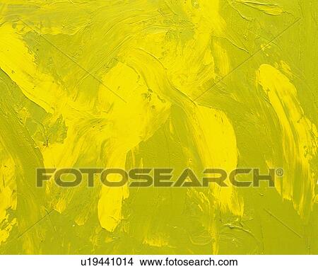 Oil Painting in Yellow Colors, Front View View Large Photo Image Picture - Oil Painting in Yellow Colors, Front View. Fotosearch