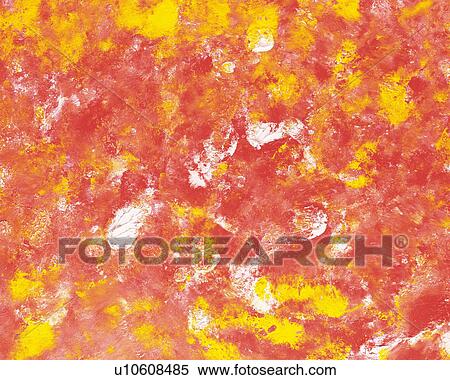 Oil Painting in Yellow, Red and Orange Colors, Front View View Large Photo Image Stock Photography - Oil Painting in Yellow, Red and Orange Colors, Front View. Fotosearch