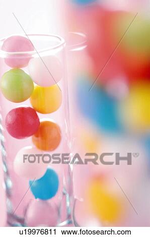 Stock Image - Colorful Chewing Gums. Fotosearch
