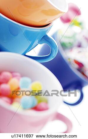 Stock Photo - Sweets and Cups. Fotosearch