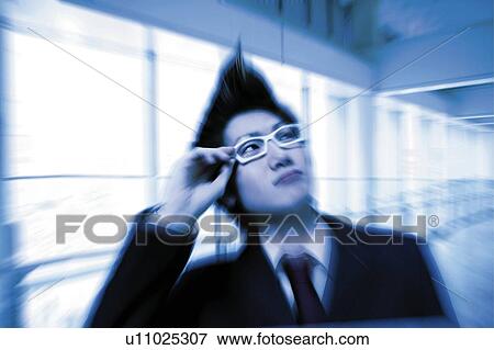 Young Businessman Looking Up View Large Photo Image Stock Photo - Young Businessman Looking Up. Fotosearch