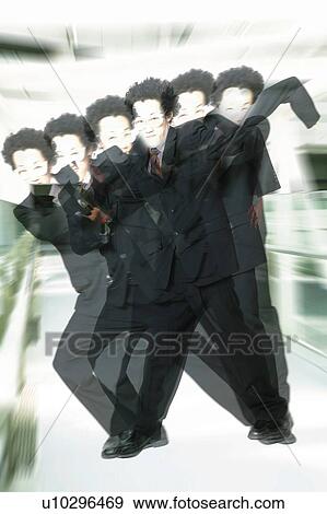 Stock Photo - Young Businessman, Multiple Image. Fotosearch