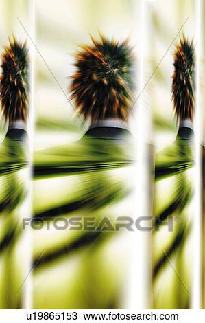 Stock Image - Young Businessman, Rear View. Fotosearch