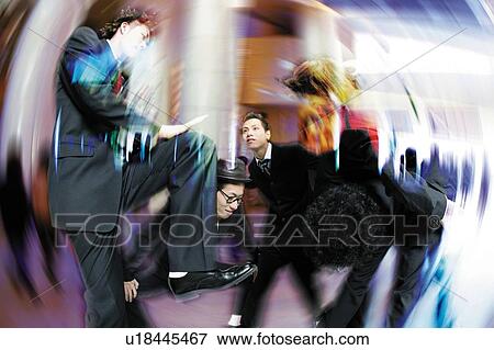 Stock Photo - Young Businessmen Posing. Fotosearch