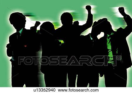 Young Businessmen Silhouette View Large Photo Image Stock Image - Young Businessmen Silhouette. Fotosearch