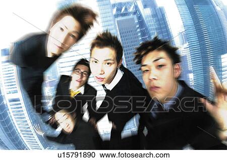 Stock Image - Young Businessmen. Fotosearch