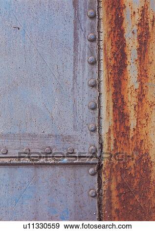 Stock Photo - Bolts, Corroded, Condition, Close-Up, Attached. Fotosearch
