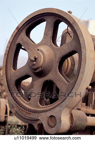 Stock Photo - Bolt, Circular, Close-Up, Cog, Day. Fotosearch