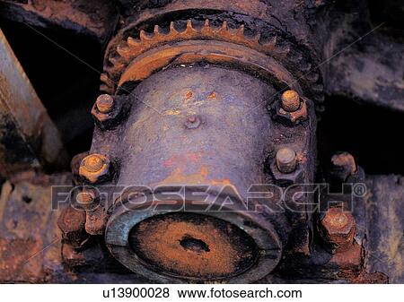 Stock Photo - Bolt, Circular, Close-Up, Cog, Day. Fotosearch