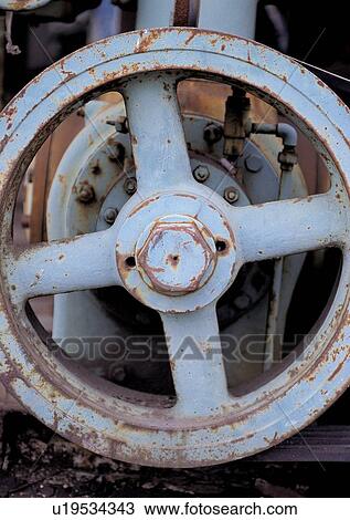 Stock Image - Bolt, Circular, Close-Up, Control, Day. Fotosearch