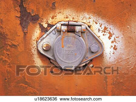 Stock Photograph - Bolt, Circular, Close-Up, Cover, Device. Fotosearch