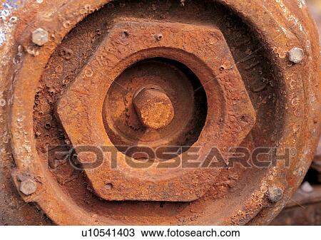 Stock Image - Bolt, Circular, Close-Up, Day, Device. Fotosearch