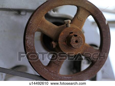 Stock Image - Bolt, Circular, Close-Up, Day, Device. Fotosearch
