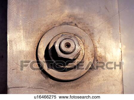 Bolt, Circular, Close-Up, Day, Device View Large Photo Image Stock Photography - Bolt, Circular, Close-Up, Day, Device. Fotosearch