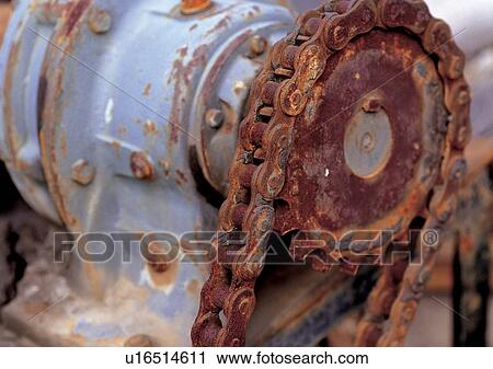 Chain, Circular, Close-Up, Cog, Device View Large Photo Image Stock Image - Chain, Circular, Close-Up, Cog, Device. Fotosearch