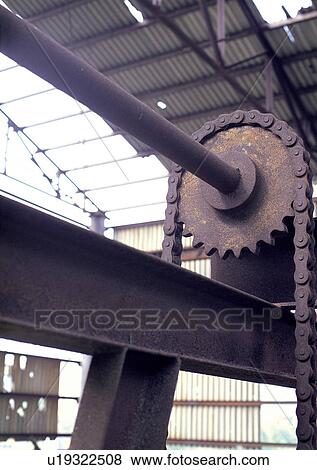 Chain, Cog, Close-Up, Circular, Axle View Large Photo Image Stock Photo - Chain, Cog, Close-Up, Circular, Axle. Fotosearch