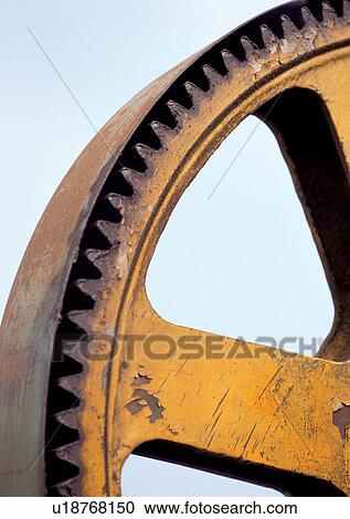 Circular, Close-Up, Cog, Day, Device View Large Photo Image Stock Image - Circular, Close-Up, Cog, Day, Device. Fotosearch