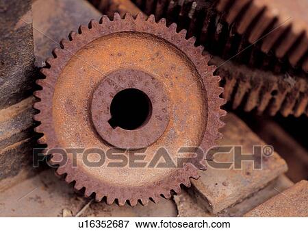 Circular, Close-Up, Cog, Day, Device View Large Photo Image Stock Photo - Circular, Close-Up, Cog, Day, Device. Fotosearch